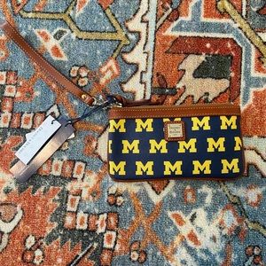 Dooney & Bourne Univ of Michigan Wristlet NWT